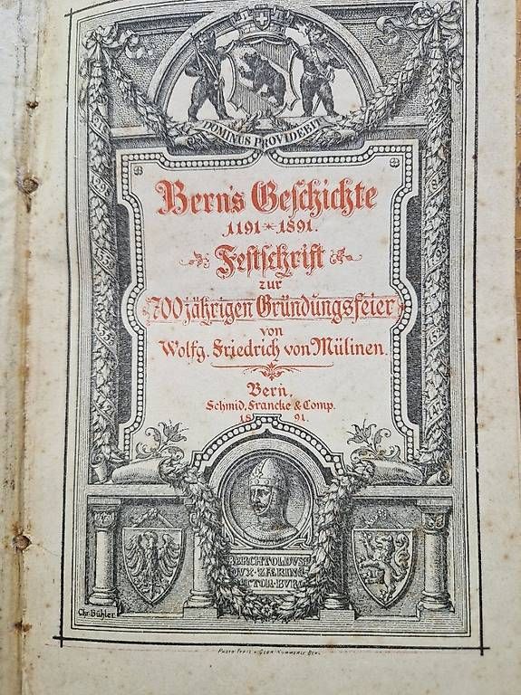 Livres: Bern's Geschichte 1191-1891 – D'occasion à Frick par Connect9 1
