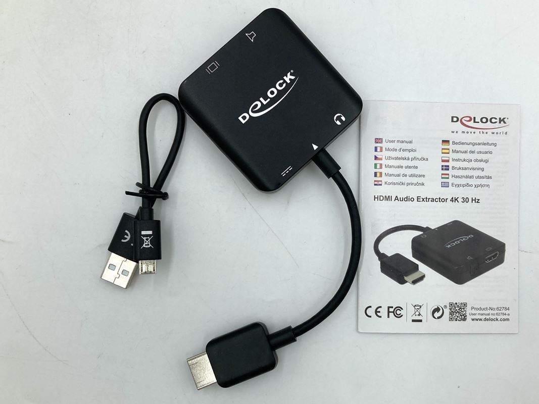Unità & Adattatore: DELOCK | HDMI Audio Extractor | 4K | Schwarz – Nuovo (secondo la descrizione) da Wittenbach venduto da Restwert_St-Gallen 3