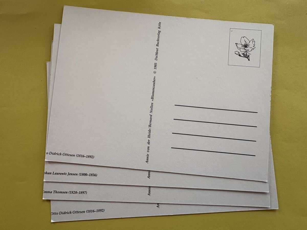 Cartoline postali: 4 AK mit Blumen Motiv – Usato da Rümlang venduto da Kartenpost1 1