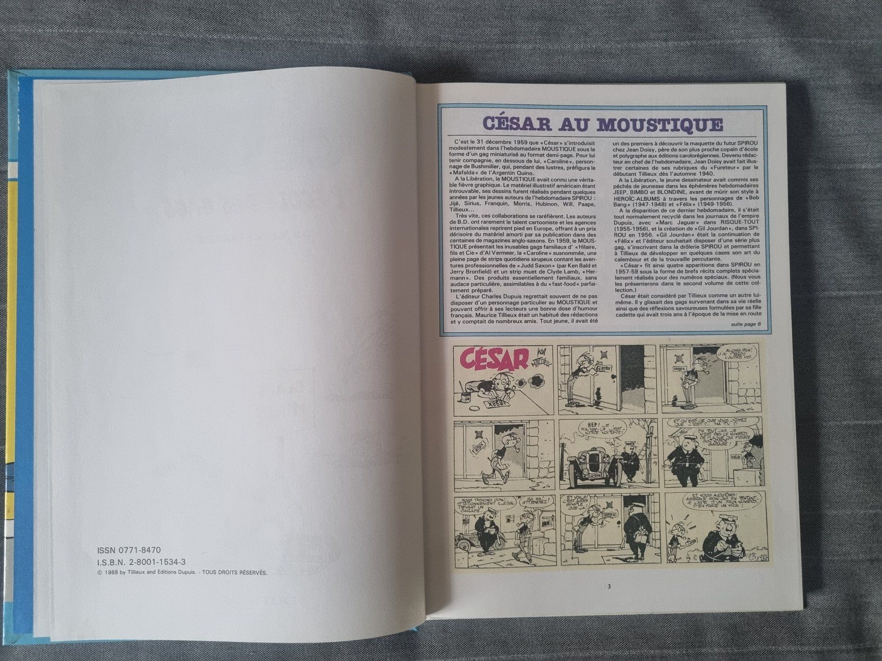 Fumetti: Tout César  Intégrale 1 E.O.  Tillieux 7 – Usato da Carouge GE venduto da serginho22 3