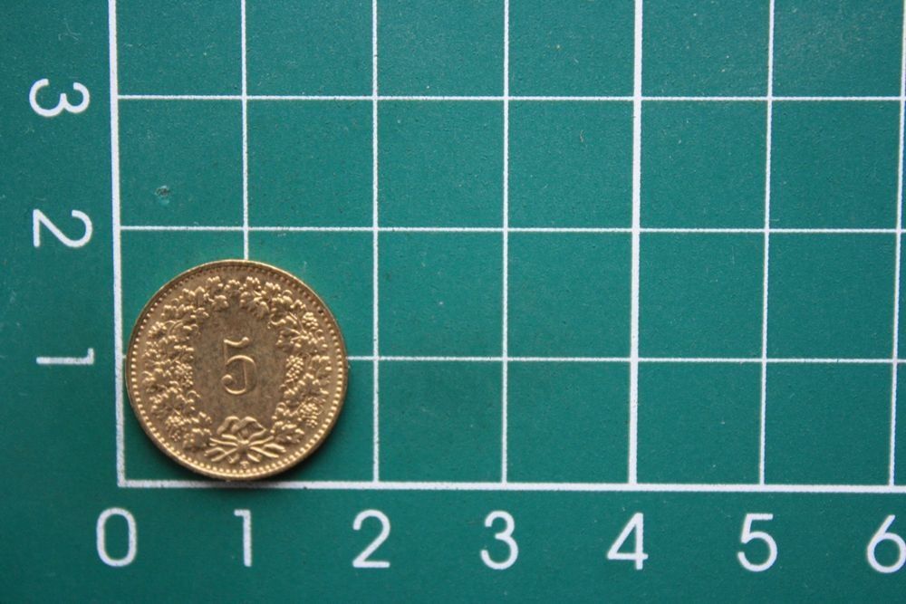 Alle Münzen: 5x 5 rappen – Gebraucht aus Laupen BE von Gufi57 9