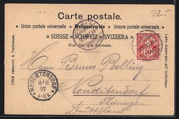 Cartes postales: Litho Zürich, Bahnhof, Generalansicht d – D'occasion à Berlin par bartko-reher 1
