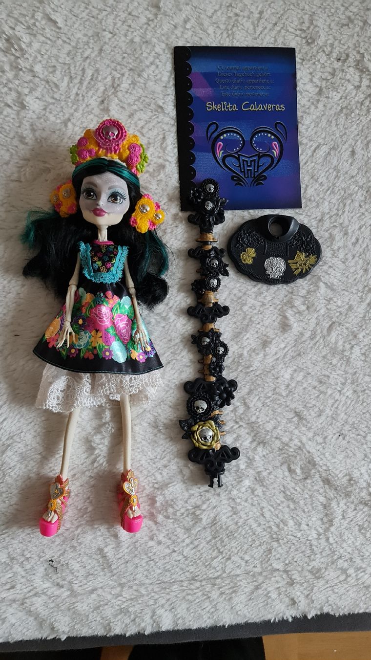 Bambole: Monster high Skelita calaveras Skullector – Usato da Nidau venduto da boutiqueMHdelala