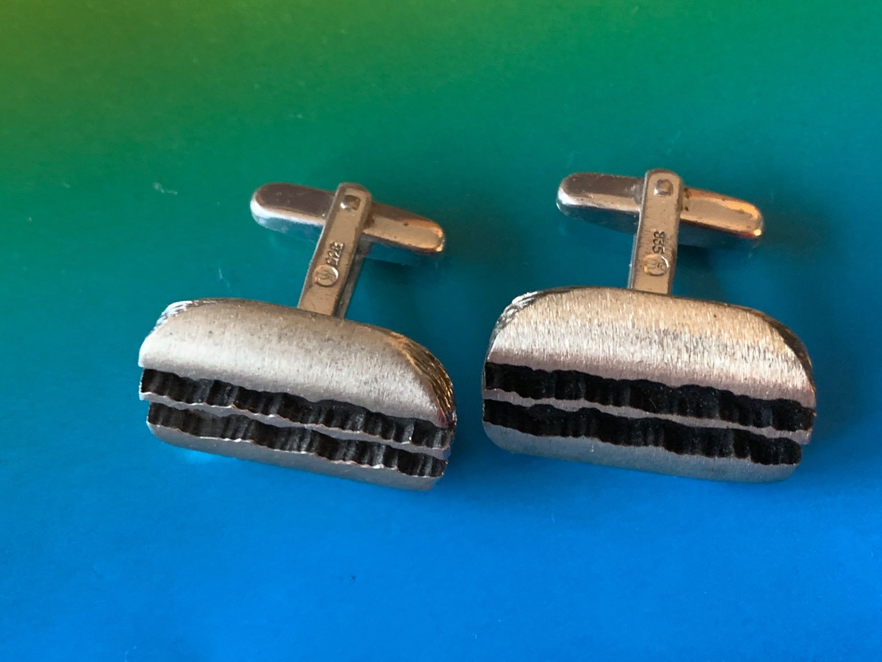 Boutons de manchette: Manchettenknöpfe Silber Trace – Neuf (Voir description) à Dittingen par Bellevista 6