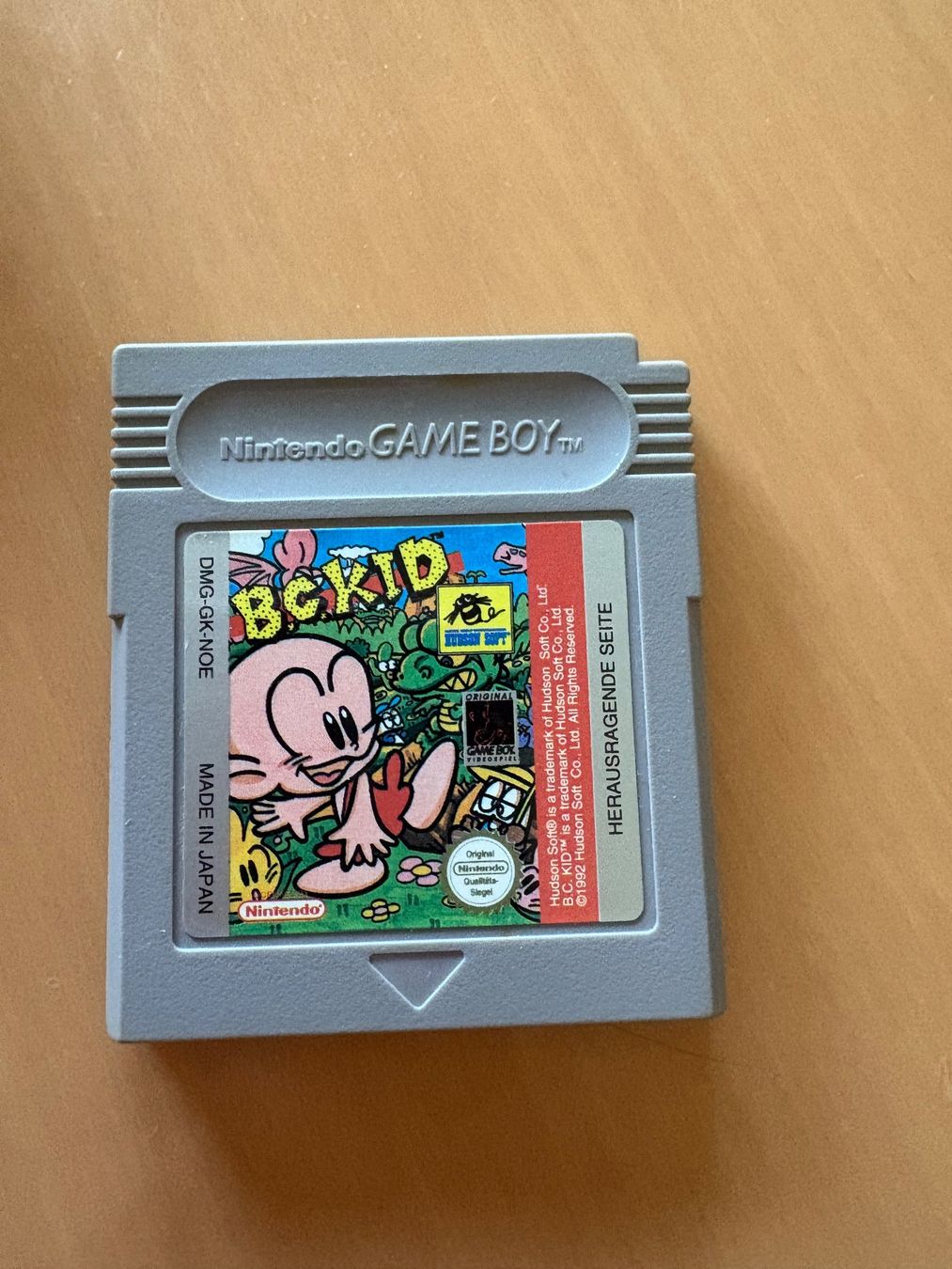 Giochi: B.C. Kid - Nintendo Game Boy – Usato da Bremgarten AG venduto da rom_lm8n