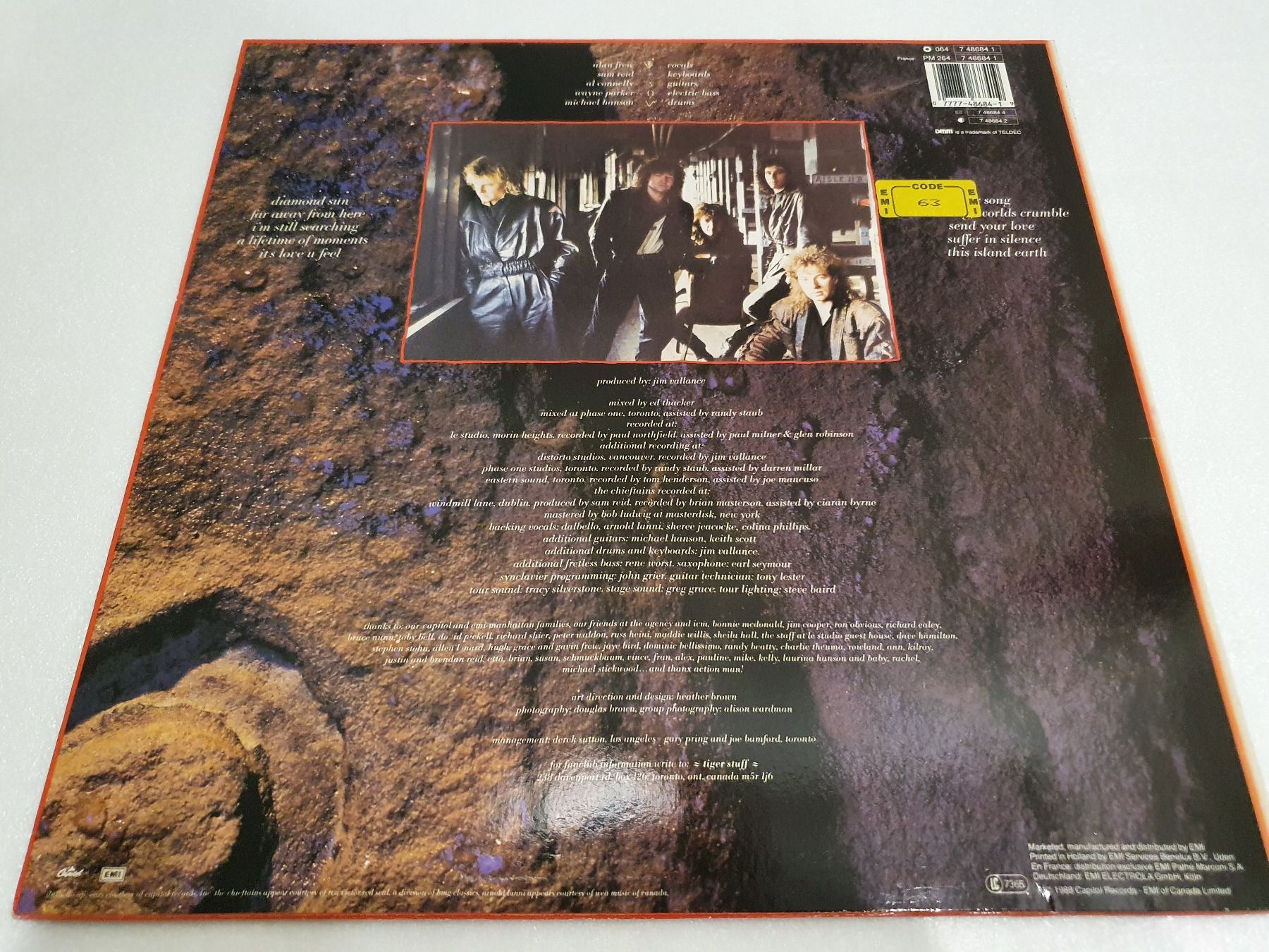 Dischi in vinile: Glass Tiger – Diamond Sun – Usato da Uster venduto da Vinyl-Leidenschaft 1
