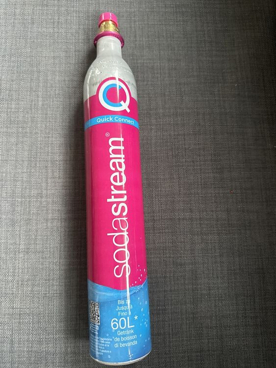 Zylinder Soda Stream quick connect (rosa) voll Neu. (Neu und ...