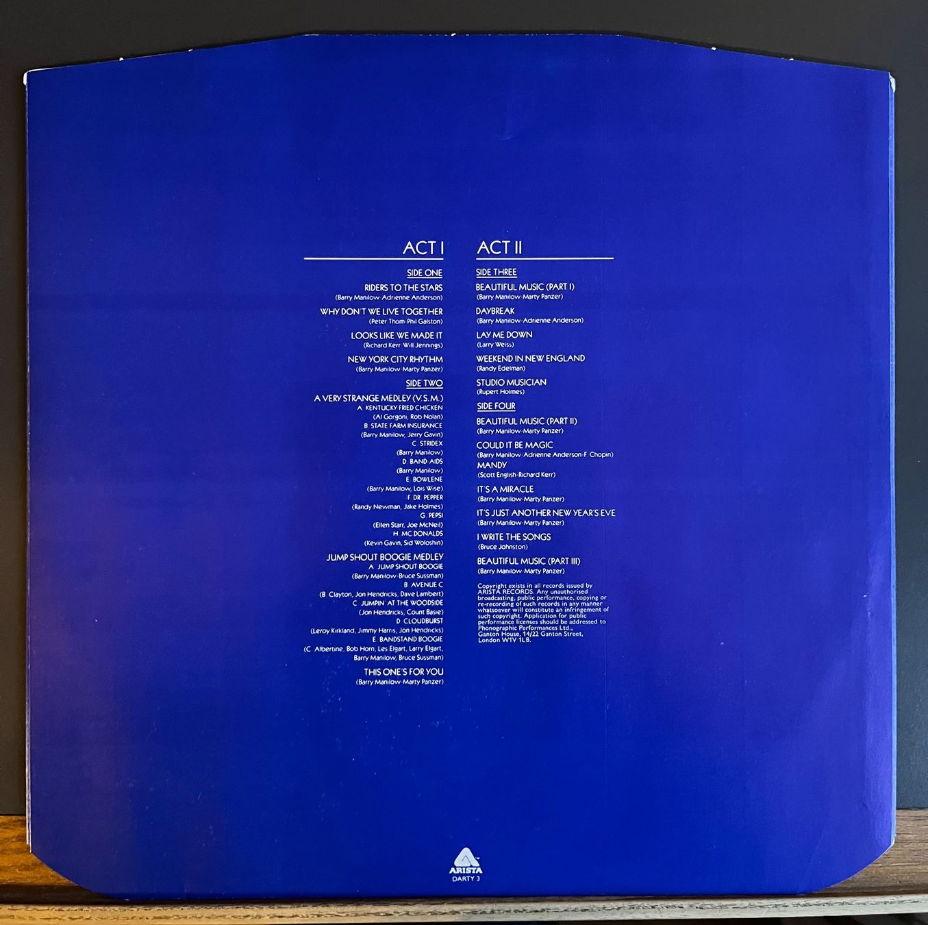 Dischi in vinile: Barry Manilow - Live – Usato da Muttenz venduto da Golden_Times 3