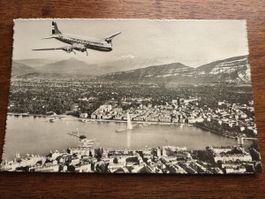 Carte postale ancienne Genève - La Rade et Mont-Blanc