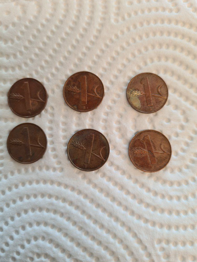 Tutti le monete: 6x 1 Räppler 1957 – Usato da Zell LU venduto da Jamaila 1