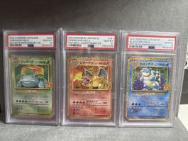 PSA10 25th Anniversary Charizard Blastoise Venusaur🔥💣