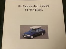 Mercedes-Benz S-Klasse Zubehör Verkaufsprospekt 24 S. 08/95
