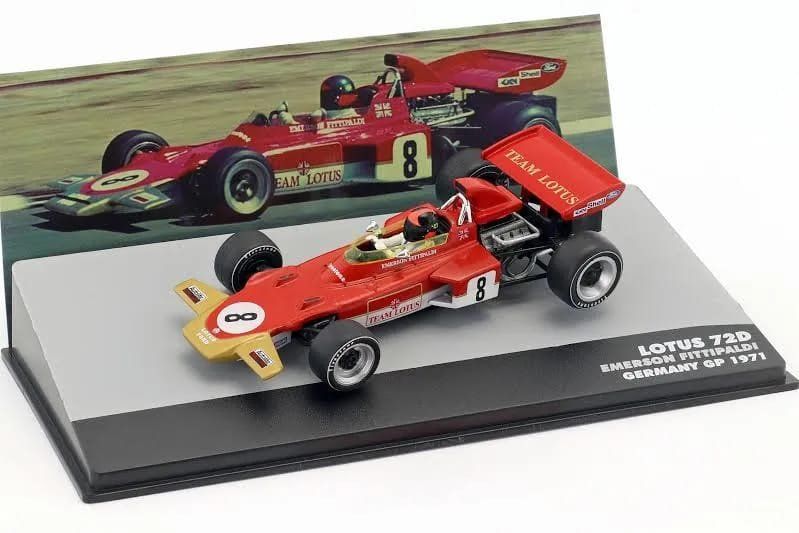 Emerson Fittipaldi Lotus 72D #8 Formel 1 1971 1:43 Altaya (Neu und ...