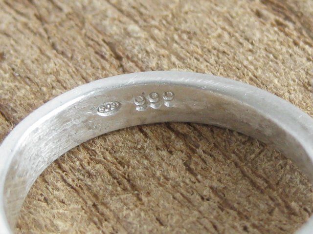Anelli: massiv Silber Einzelstück Ring 999 + MP Diamant Gr. 58 – Nuovo (secondo la descrizione) da Ermatingen venduto da Decovin 6