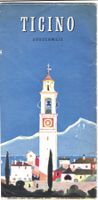 Ticino, altes Werbeprospekt,
