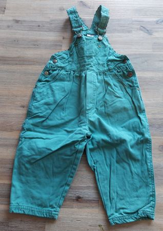 Latzhose Kinder Grösse 86 Grün von H&M