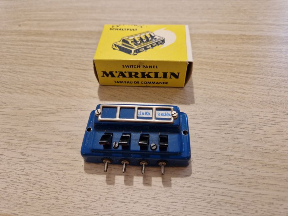 Tableau De Commande Marklin 7071 HO – Schaltpult – état Comme Neuf – Boîte Correcte
