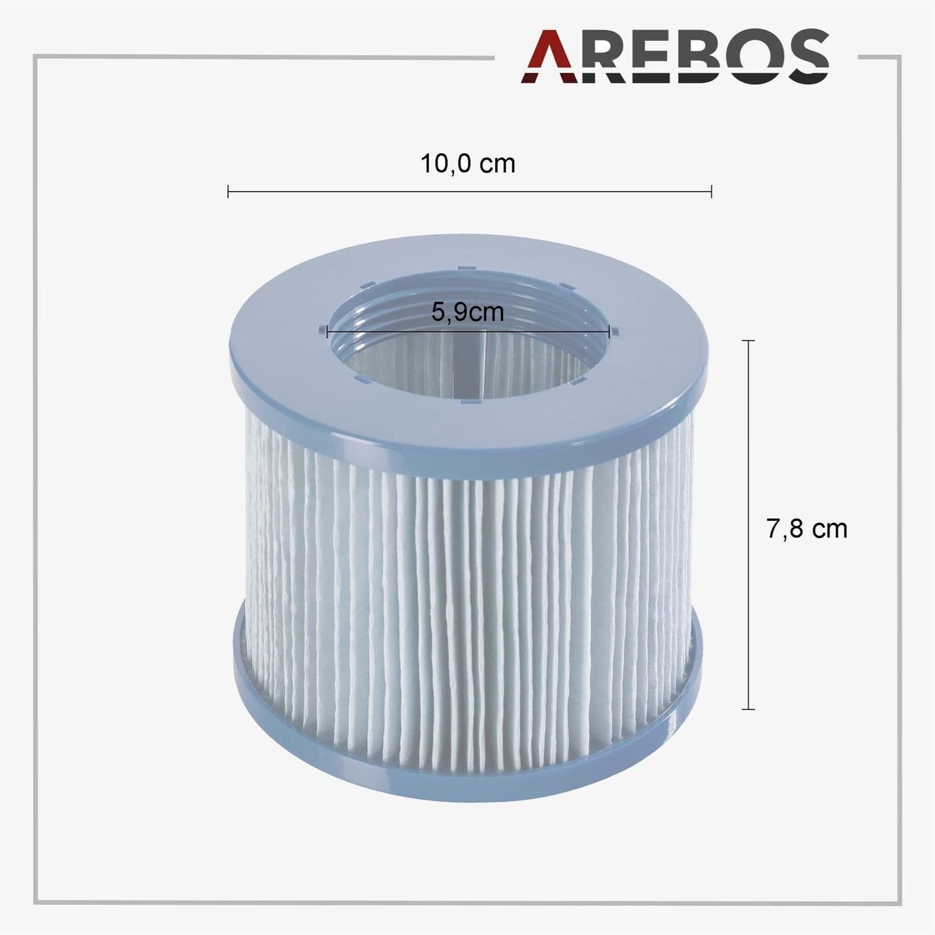 Accessoires de piscine: 6x Ersatz Filterkartuschen Arebos Spa – Neuf avec emballage d'origine à Bottighofen par zaap 4