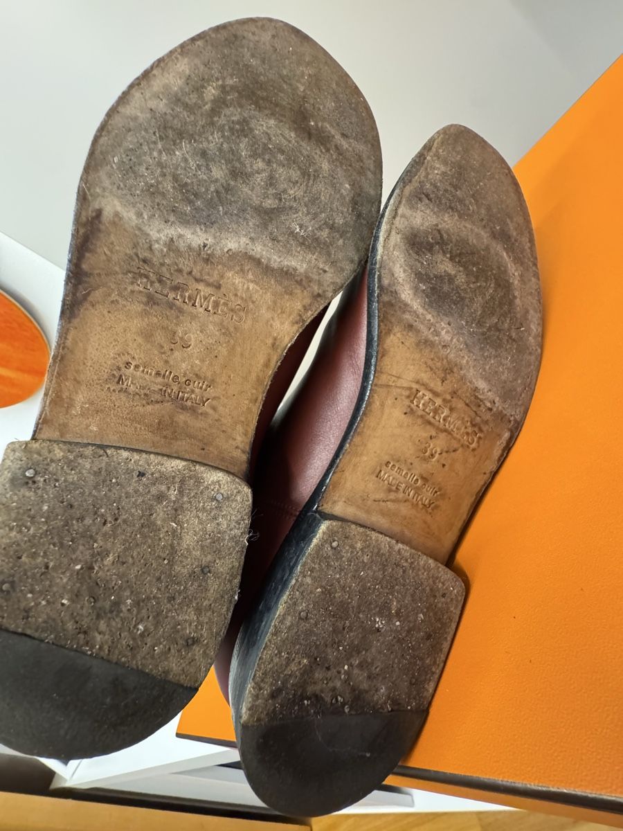 Hermès Scarpe da donna: Stivali Hermès cavallerizza Jumping bordeaux – Usato da Lugano venduto da Omre1 7