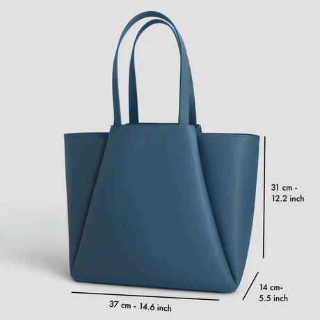 Borse da donna: Tote Work Bag KAAI Pyramid in teal blue – Usato da Herzogenbuchsee venduto da Ro9999 1