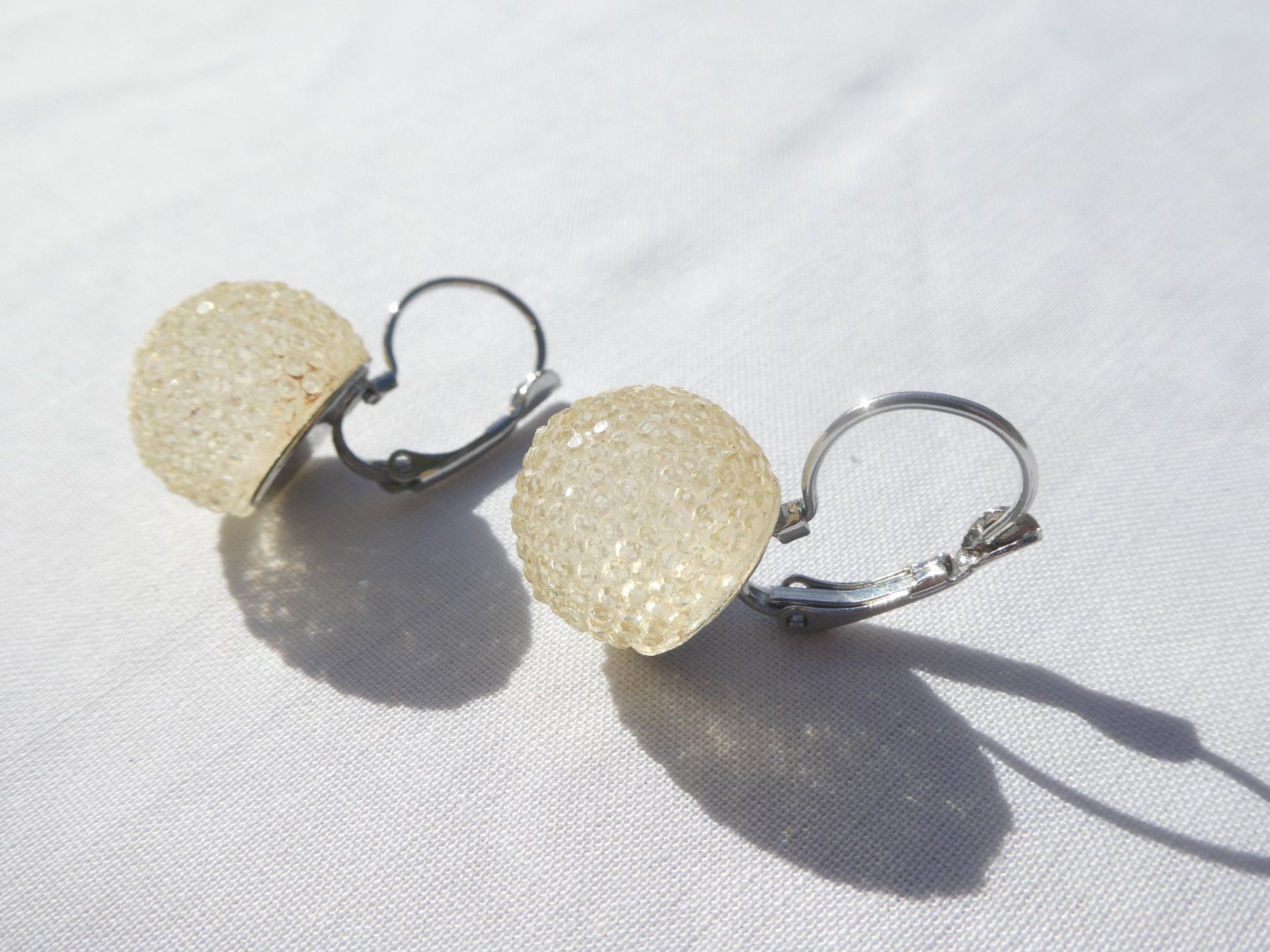 Boucles d'oreille: Ohrstecker mit Glas, Klappverschluss – D'occasion à Gattikon par kaandooh 1
