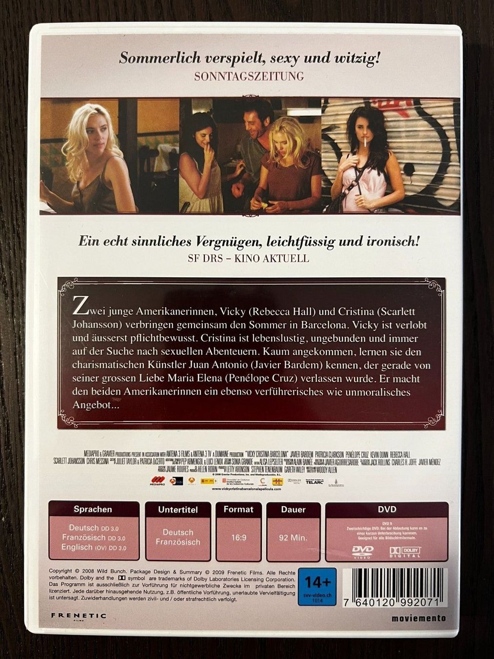 Tutti i DVDs: Vicky Cristina Barcelona – Usato da Zürich venduto da FilmFreunde 1