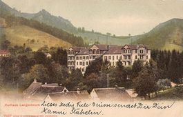 Kurhaus Langenbruck, gelaufen 1902