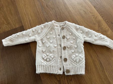 Next Strickjacke, Grösse 86, Beige, Top Zustand!