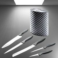 🔪 6-teiliger Messerblock inkl. 5 scharfer Messer 🌟💫
