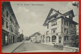 Sursee 1923 - Bahnhofstrasse