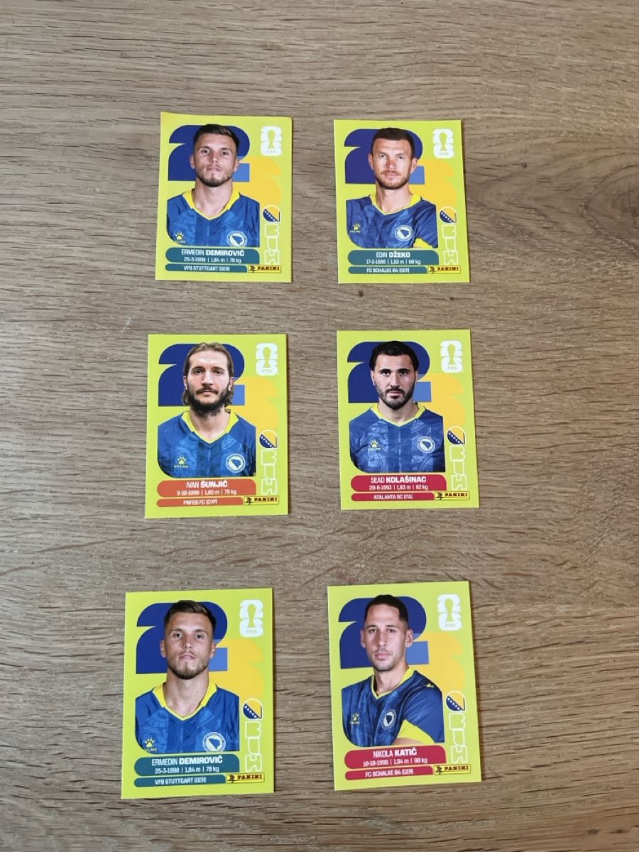 Panini Carte collezionabili: Panini Bosnien Herzegowina  – Nuovo (secondo la descrizione) da Rorschach venduto da flickflauder12