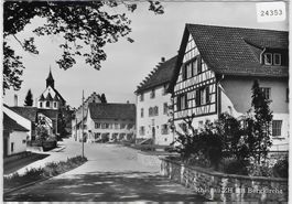 Rheinau ZH - Dorfpartie mit Bergkirche