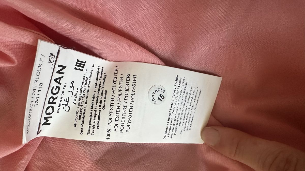 Morgan Vestiti: Robe Morgan Imprimé Taille 34 NEUF – Nuovo (secondo la descrizione) da Vuippens venduto da ale_6gkb 5