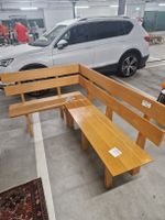 Eckbank Holz geölt guter Zustand L:190cm B:60cm H:45cm