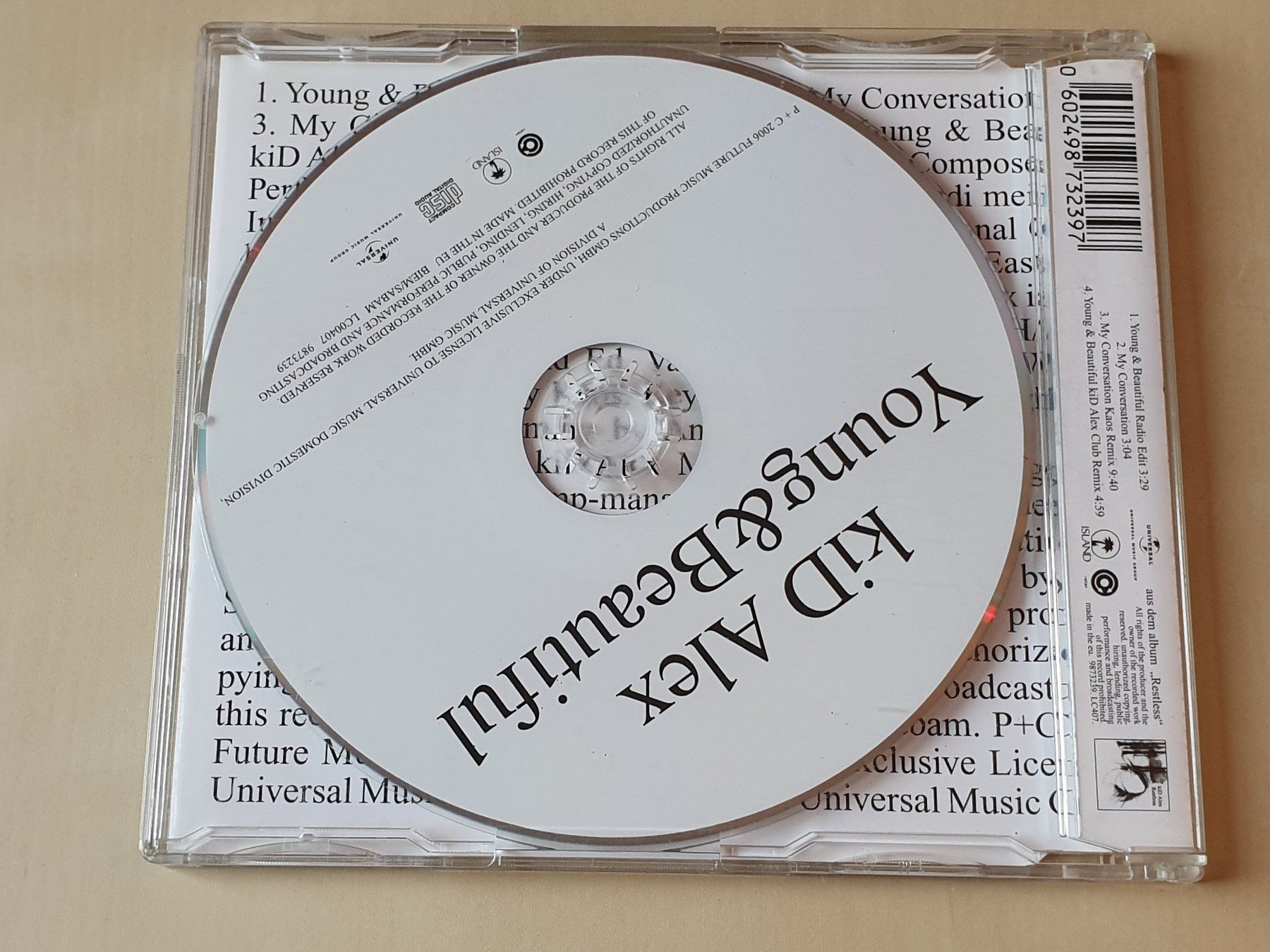 CDs: Kid Alex Young & Beautiful – D'occasion à Stansstad par collectorsshop 1