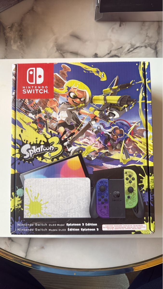 Nintendo Console: Nintendo Switch OLED Splatoon 3 Édition Limitée Neuf! – Nuovo e nell'imballaggio originale da Chavornay venduto da brunodasilva87