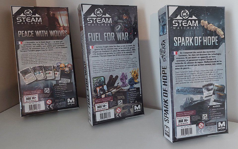 Giochi: Steamwatcher Kickstarter avec 3 extensions sous cellophane – Nuovo e nell'imballaggio originale da Nyon venduto da tekkboy1968 3