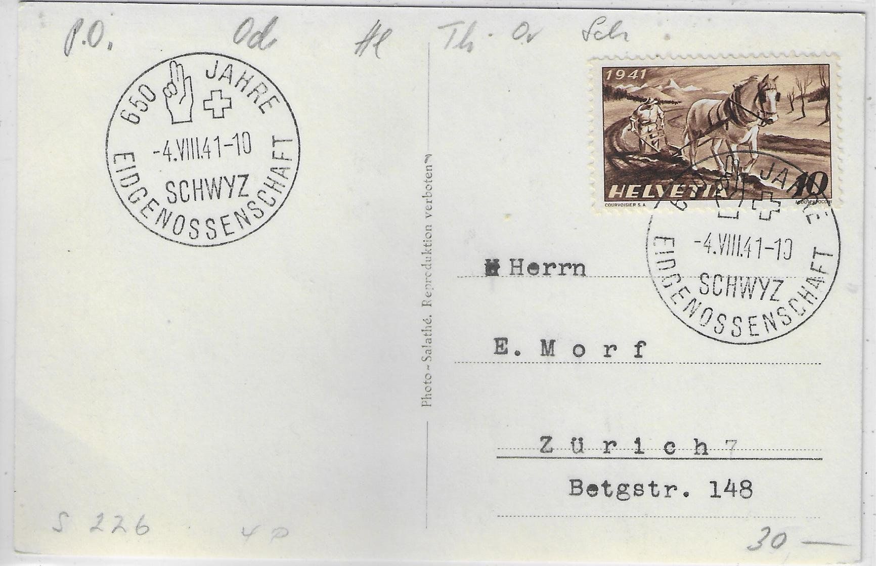 Cartoline postali: Viadukt Einsiedeln-Willerzell – Usato da Ettingen venduto da Kartenplanet 1