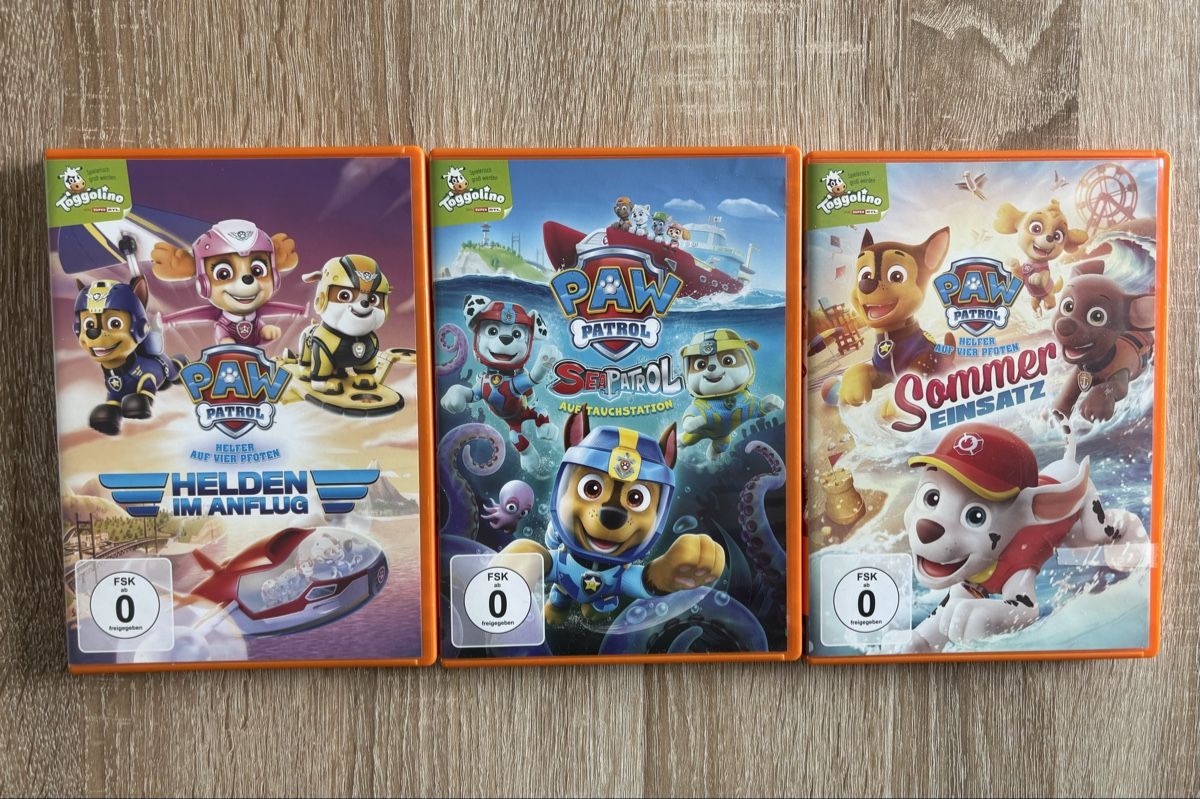 Tutti i DVDs: 3 DVD Paw Patrol – Usato da Ebikon venduto da Regipe