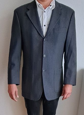 Orig. Yves Saint Laurent Herren Blazer Sakko Gr 48 Schurwoll