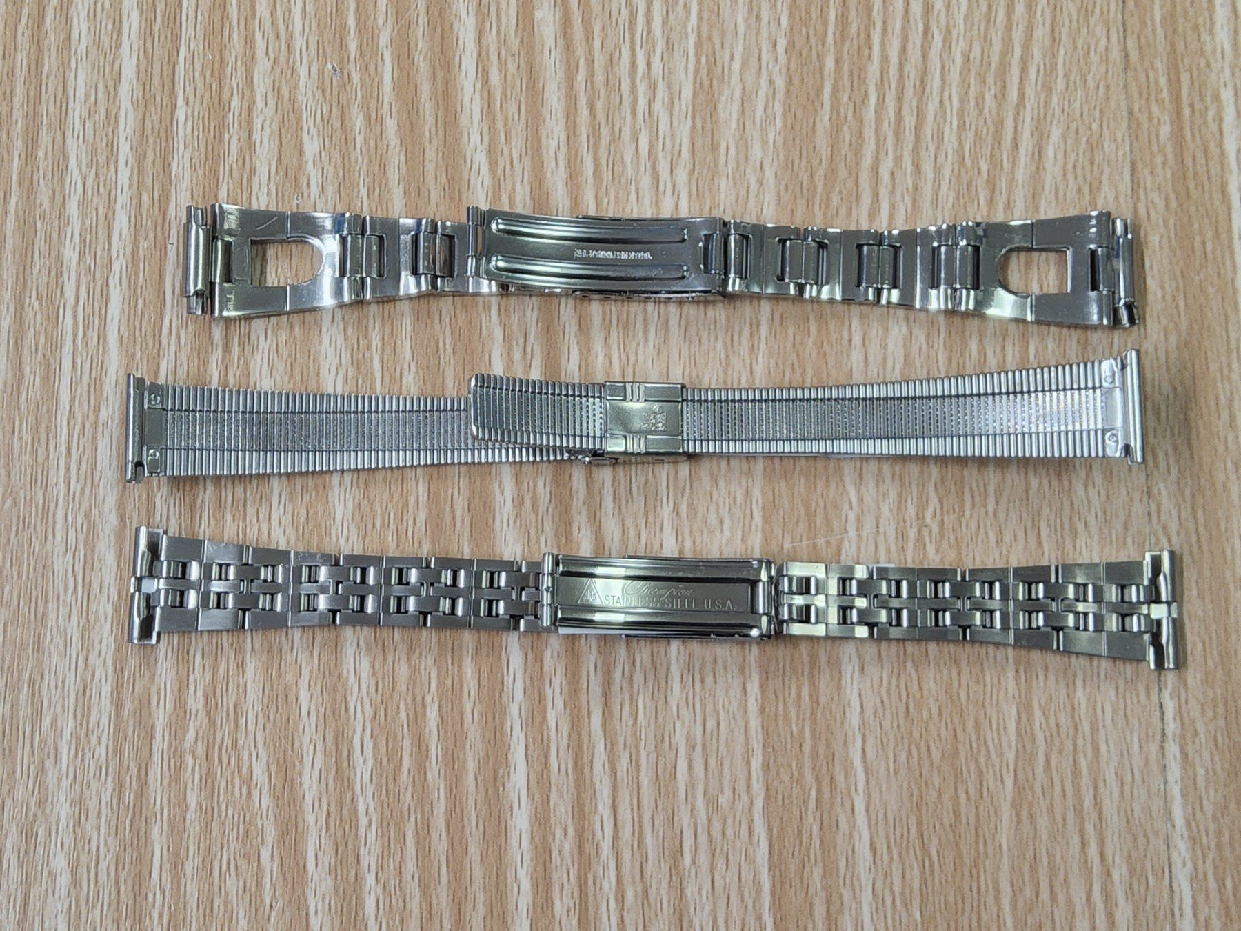 Orologi: Lot Uhrenbänder, Stahl, neu – Nuovo (secondo la descrizione) da Glarus venduto da Seimen69 2