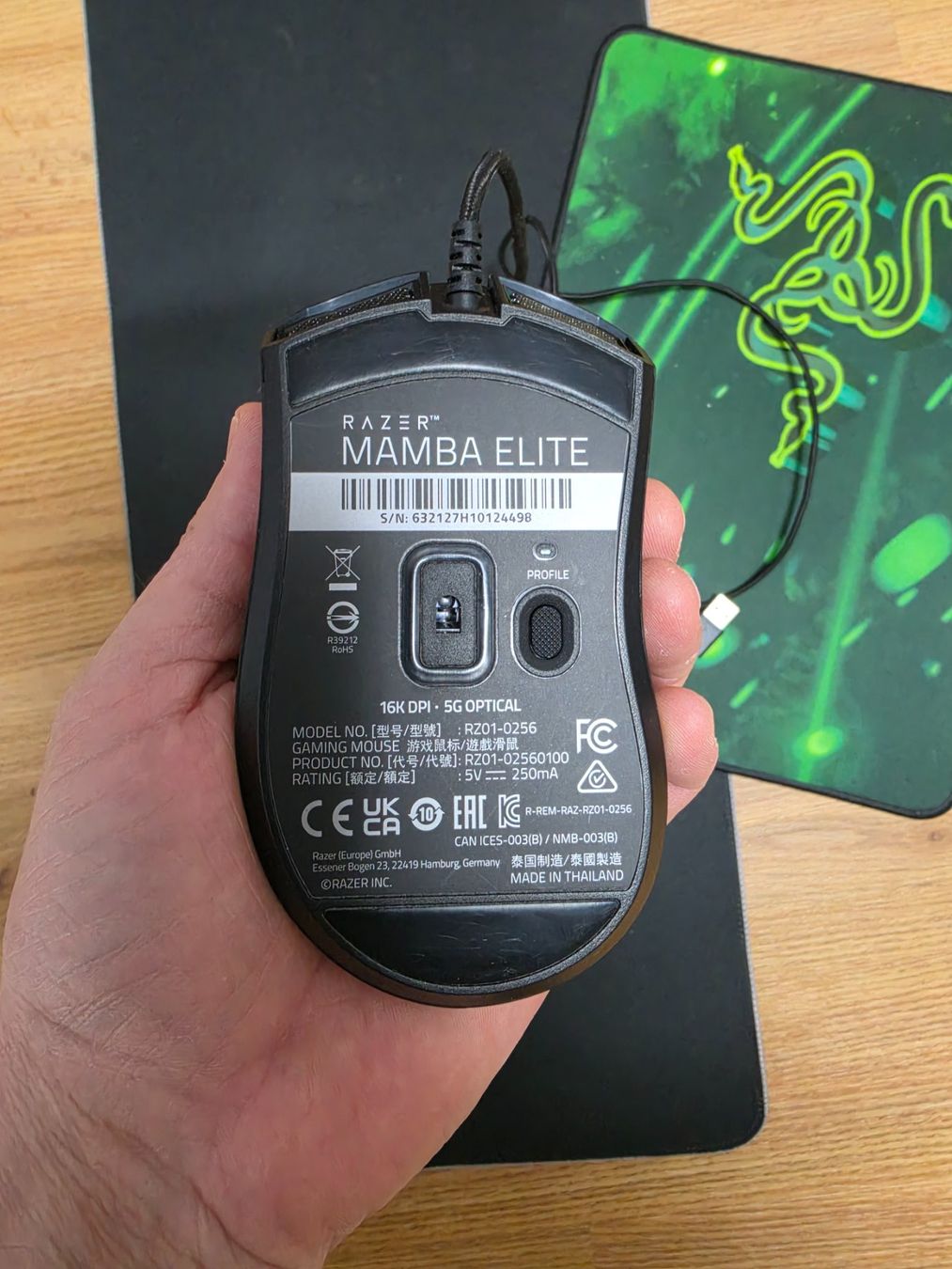 Razer Mouse: Razer Mamba Elite – Nuovo e nell'imballaggio originale da Frick venduto da Ank85 1
