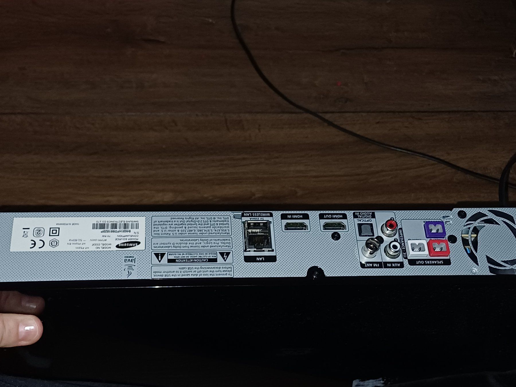 Samsung Sistemi audio & multimediali: Samsung HT-F5200 DVD & Blueray Player plus Bluetooth Adapter – Usato da Stein am Rhein venduto da brachiosauridae 2