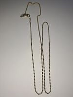 Silberkette 925 mit kleinen Silberkügelchen, 60 cm