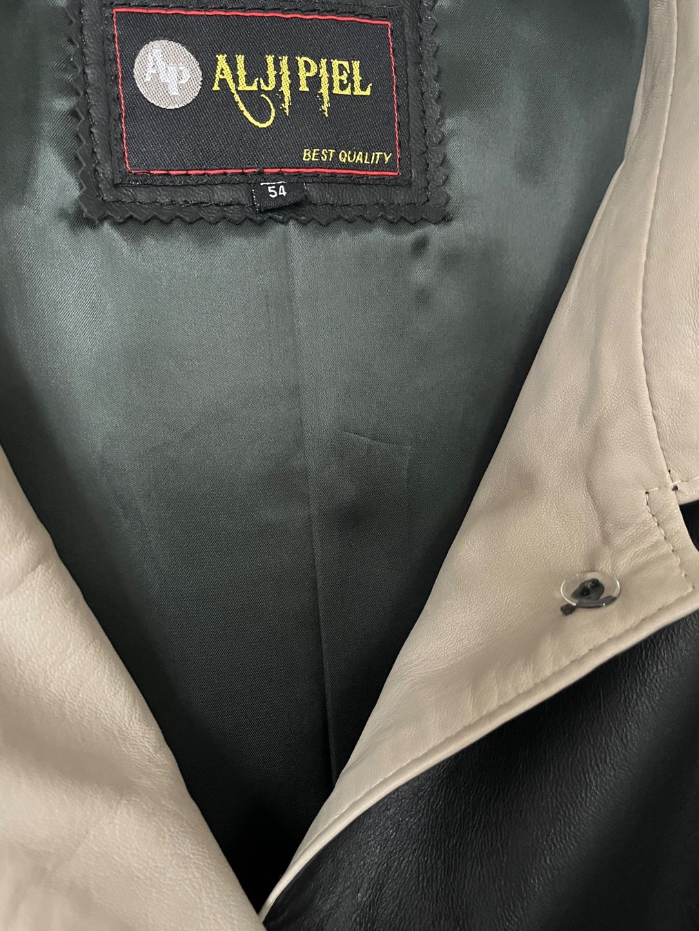 Giacche: Lederjacke mit Kapuze, schwarz / beige, Grösse 54 – Nuovo (secondo la descrizione) da Biberist venduto da Edelfloh 3