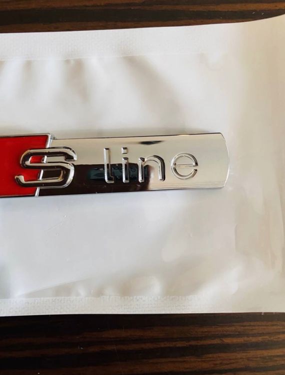 AUDI S-LINE SCHRIFTZUG Embleme Logos .. 1.Stück.. EUR 8,00 - PicClick DE