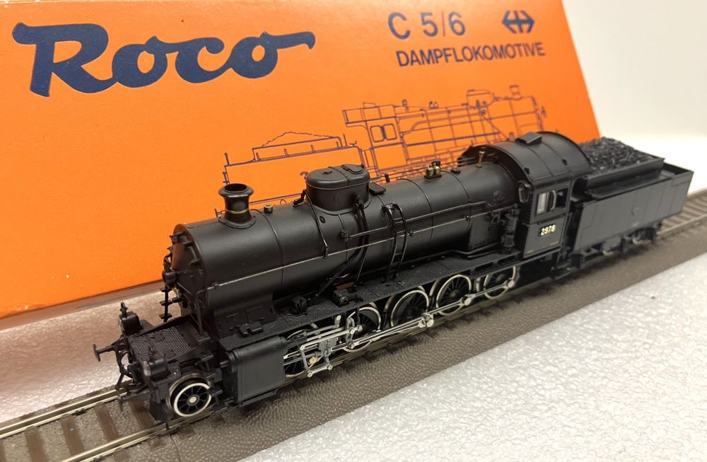 Roco Modelleisenbahnen: Roco 04111A H0= schöne Gotthard Dampflok C 5/6 SBB 2978/2965 – Neu (gemäss Beschreibung) aus Thun von retoolinoo