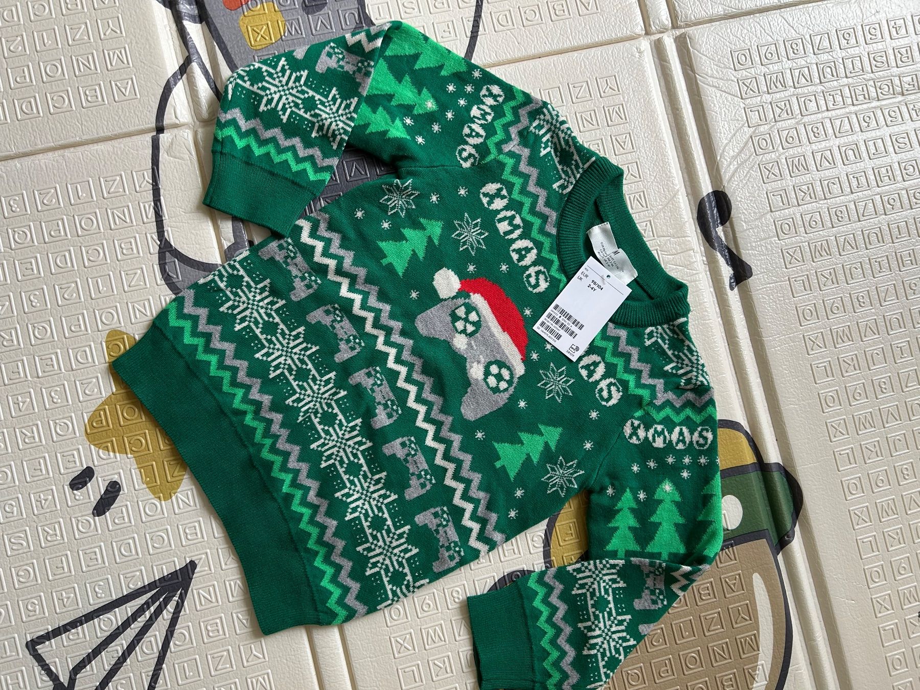 H&M Maglioni & Felpe: Nouveau pull de Noël 100% coton 98-104 – Nuovo e nell'imballaggio originale da Courroux venduto da Yermakova 1