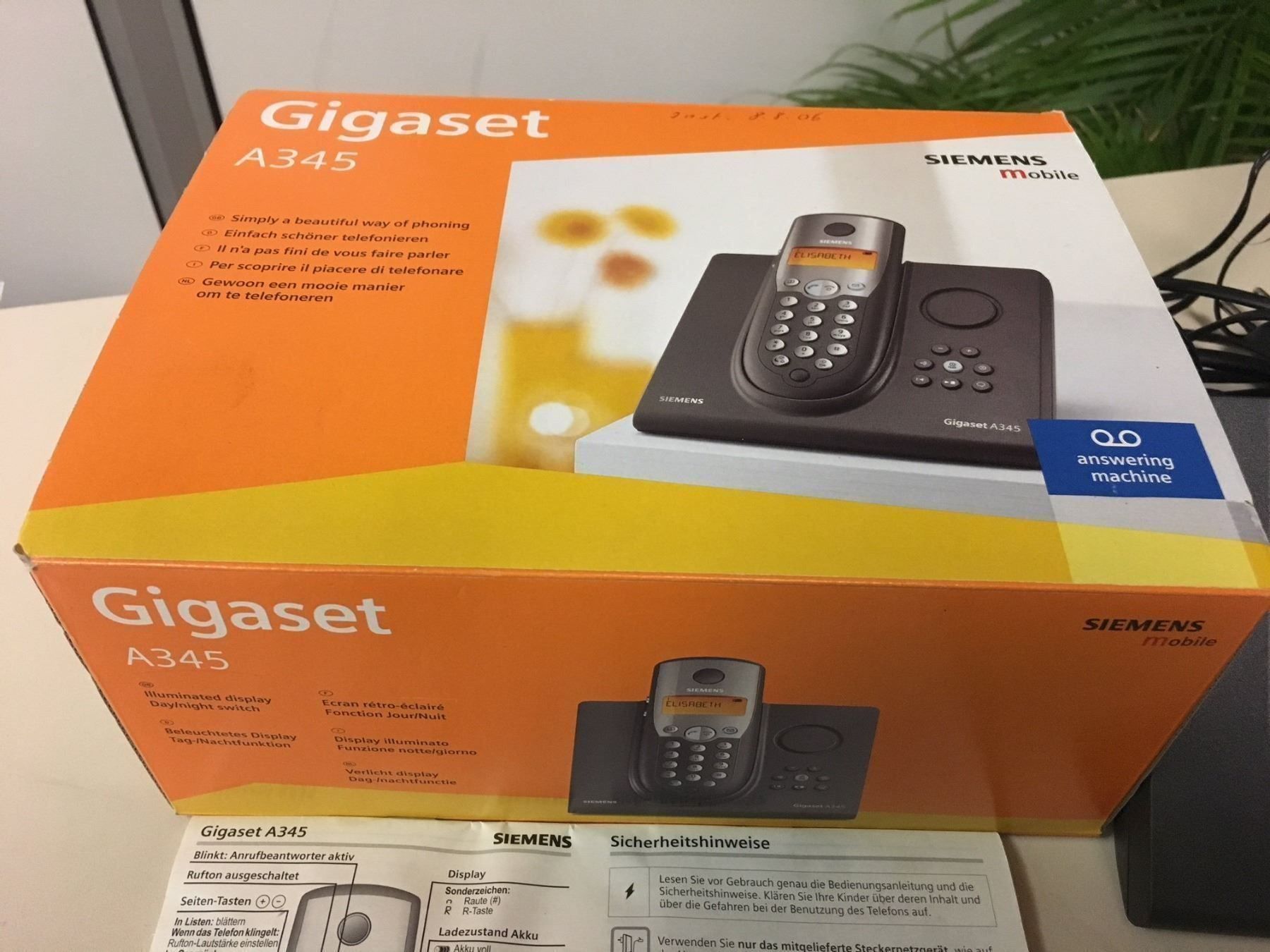 Siemens Telefoni: Telefon Siemens Gigaset A345 ! – Nuovo (secondo la descrizione) da Brügg BE venduto da rutschimedizin 1