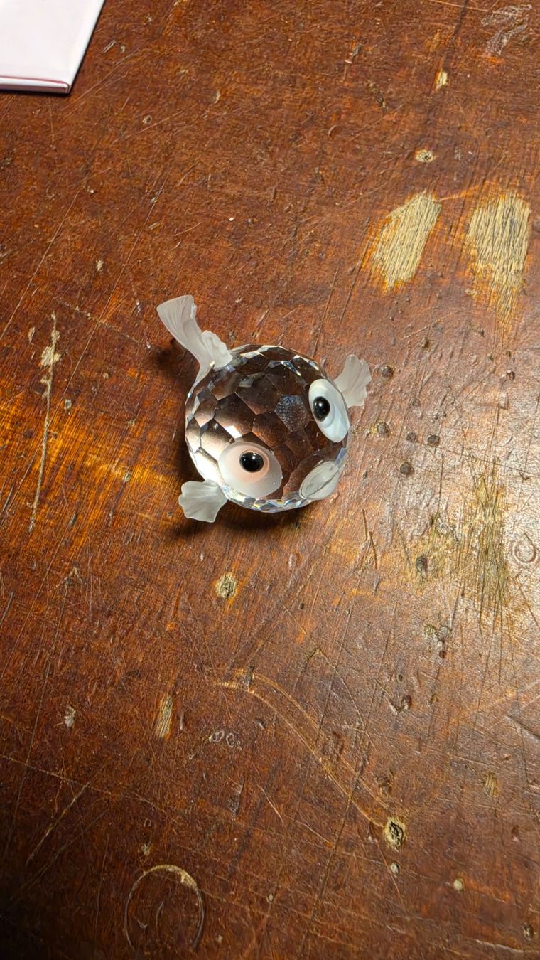 Swarovski Alle Dekorationen: Swarovski Fisch Kugelfisch – Neu (gemäss Beschreibung) aus Nebikon von Japostyle 1